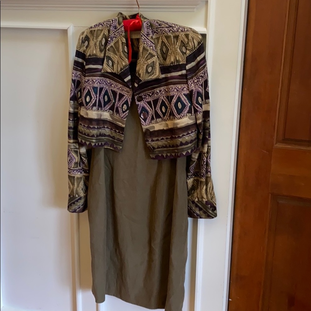 Vintage Dana Buchnan Dress with Jacket 12